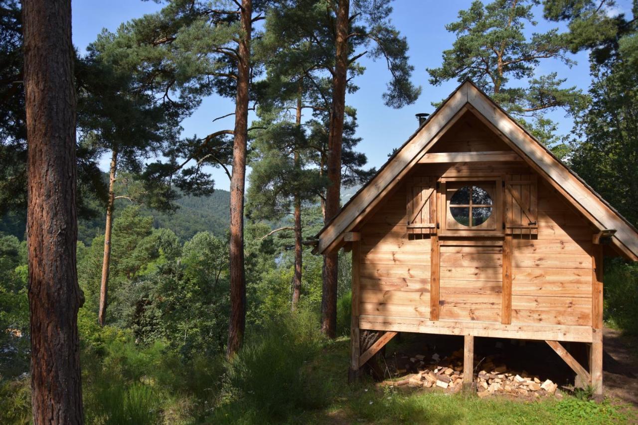 Cabane Lodge Domaine Du Lac Chambon Murol Buitenkant foto
