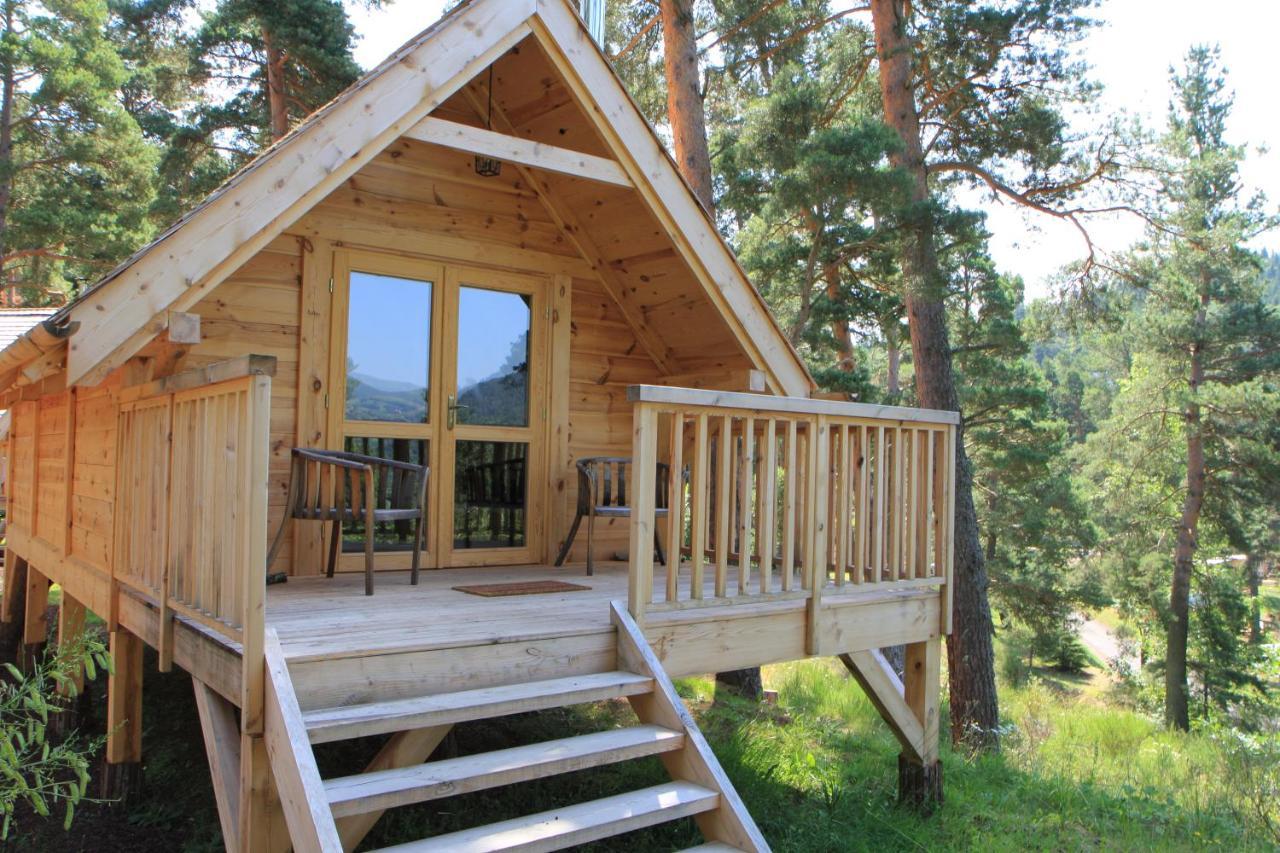 Cabane Lodge Domaine Du Lac Chambon Murol Buitenkant foto