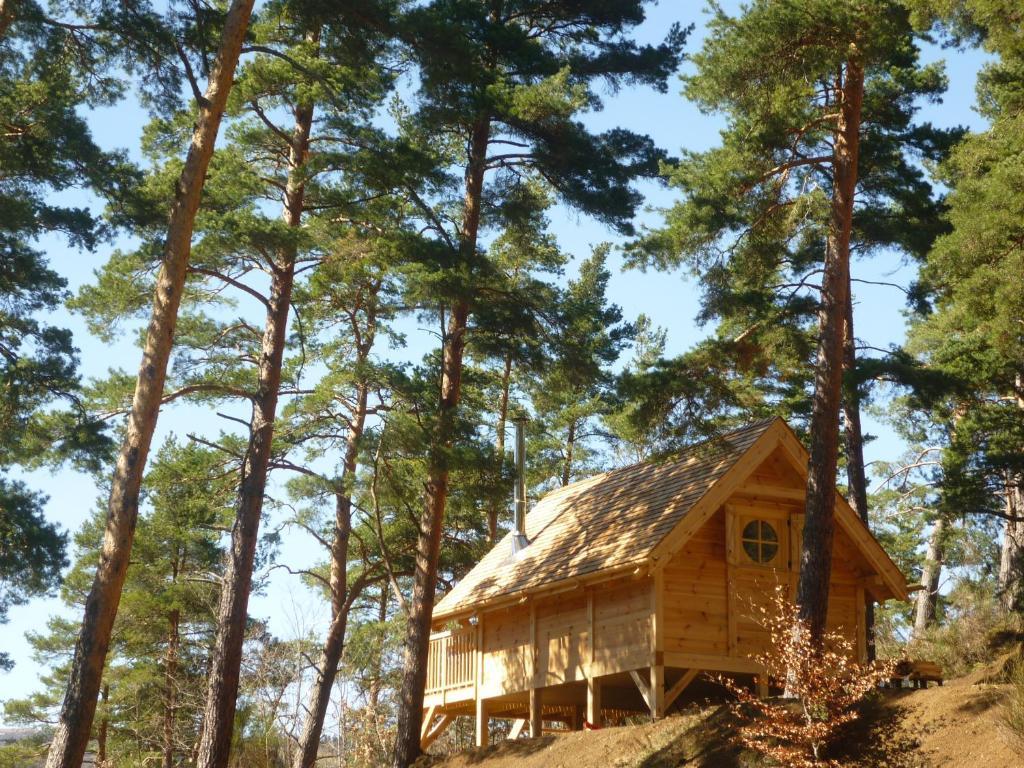 Cabane Lodge Domaine Du Lac Chambon Murol Kamer foto