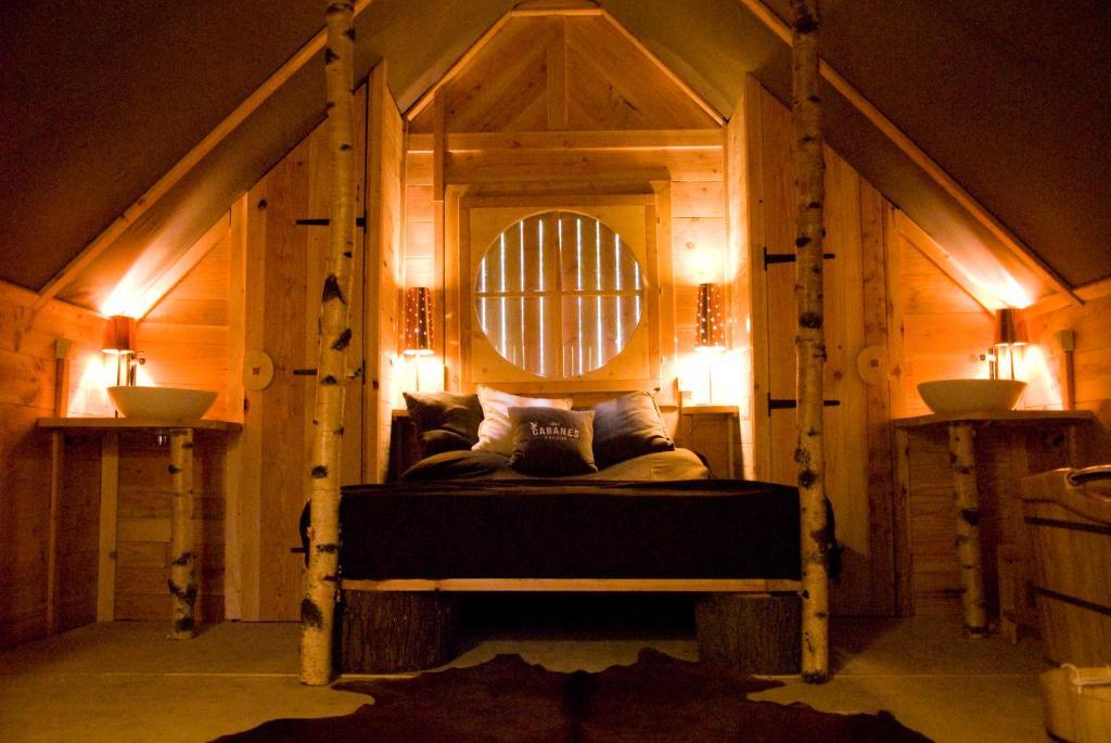 Cabane Lodge Domaine Du Lac Chambon Murol Kamer foto